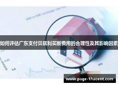 如何评估广东支付贝兹利买断费用的合理性及其影响因素